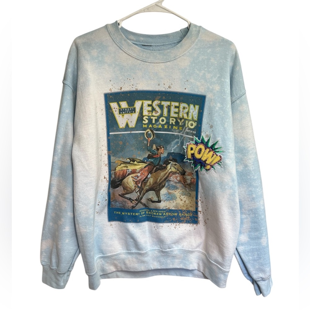 Western Story Crewneck Sweater